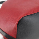 LOUIS VUITTON Epi Petit Noe Shoulder Bag Bicolor Black Red M44017 LV Auth 165754-17