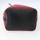 LOUIS VUITTON Epi Petit Noe Shoulder Bag Bicolor Black Red M44017 LV Auth 165754-5