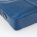 LOUIS VUITTON Epi Porte Documents Voyage Businesstasche Blau M54475 LV Auth 165756-14