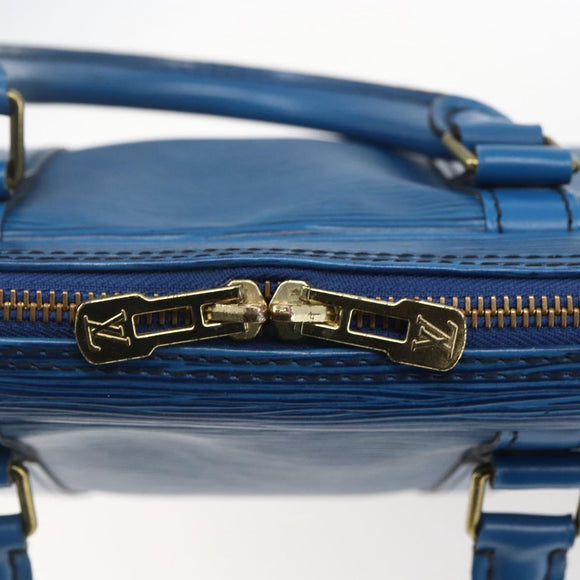 LOUIS VUITTON Epi Porte Documents Voyage Businesstasche Blau M54475 LV Auth 165756