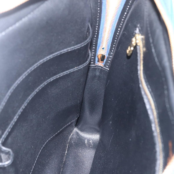 LOUIS VUITTON Epi Porte Documents Voyage Businesstasche Blau M54475 LV Auth 165756