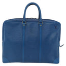 LOUIS VUITTON Epi Porte Documents Voyage Businesstasche Blau M54475 LV Auth 165756-13