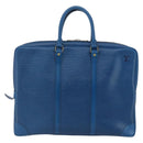 LOUIS VUITTON Epi Porte Documents Voyage Businesstasche Blau M54475 LV Auth 165756-2