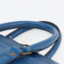 LOUIS VUITTON Epi Porte Documents Voyage Businesstasche Blau M54475 LV Auth 165756-8