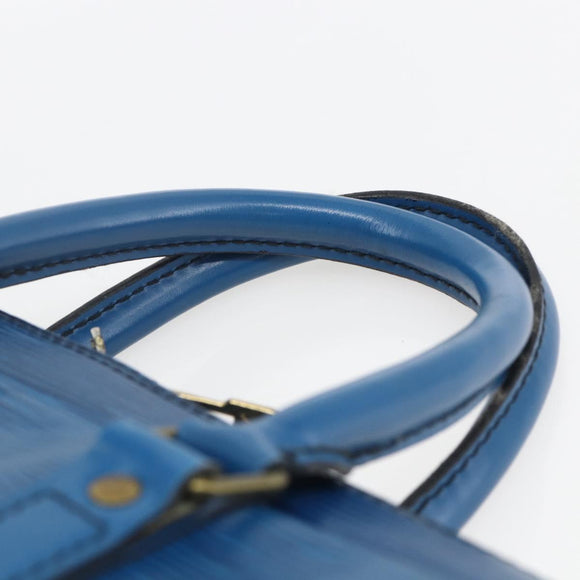LOUIS VUITTON Epi Porte Documents Voyage Businesstasche Blau M54475 LV Auth 165756