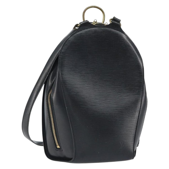 LOUIS VUITTON Epi Mabillon Backpack Black M52232 LV Auth 165757