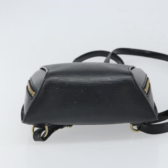 LOUIS VUITTON Epi Mabillon Backpack Black M52232 LV Auth 165757