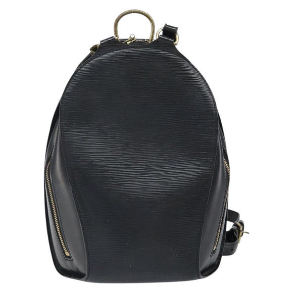 LOUIS VUITTON Epi Mabillon Backpack Black M52232 LV Auth 165757