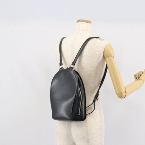 LOUIS VUITTON Epi Mabillon Backpack Black M52232 LV Auth 165757