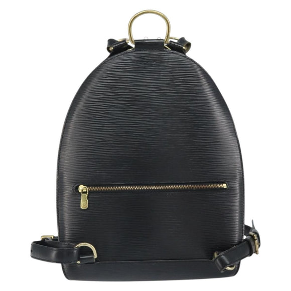 LOUIS VUITTON Epi Mabillon Backpack Black M52232 LV Auth 165757