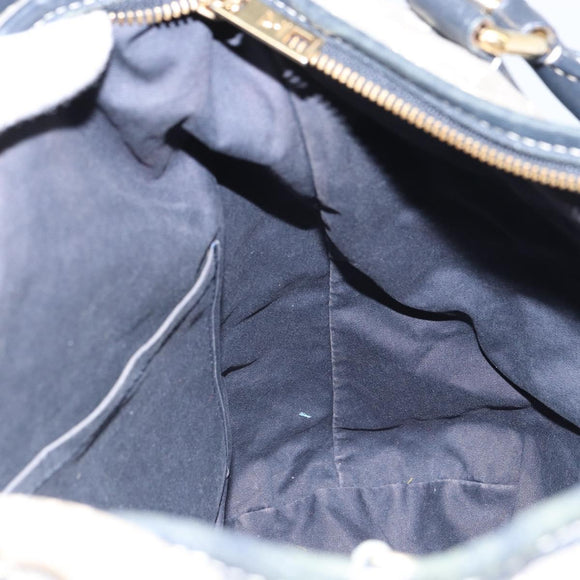 LOUIS VUITTON Monogram Idylle Elegy Shoulder Bag 2way Navy M56697 LV Auth 165759