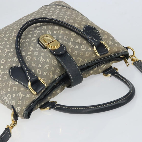 LOUIS VUITTON Monogram Idylle Elegy Shoulder Bag 2way Navy M56697 LV Auth 165759