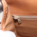 CELINE Macadam Canvas Shoulder Bag PVC Leather Brown Gold Auth 165760-17