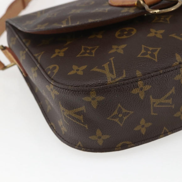 LOUIS VUITTON Monogram Saint Cloud GM Shoulder Bag M51242 LV Auth 165769