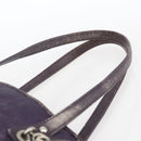 Christian Dior Canage Tote Bag Canvas Purple Silver Auth 165771-8