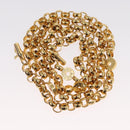 TIFFANY&Co. Chain Shoulder Bag Suede 2way Purple Gold Auth 165775-23