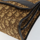 Christian Dior Trotter Canvas Romantic Hand Bag 2way Beige Gold Auth 165776-15