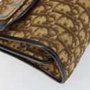 Christian Dior Trotter Canvas Romantic Hand Bag 2way Beige Gold Auth 165776-16