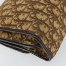 Christian Dior Trotter Canvas Romantic Hand Bag 2way Beige Gold Auth 165776-18