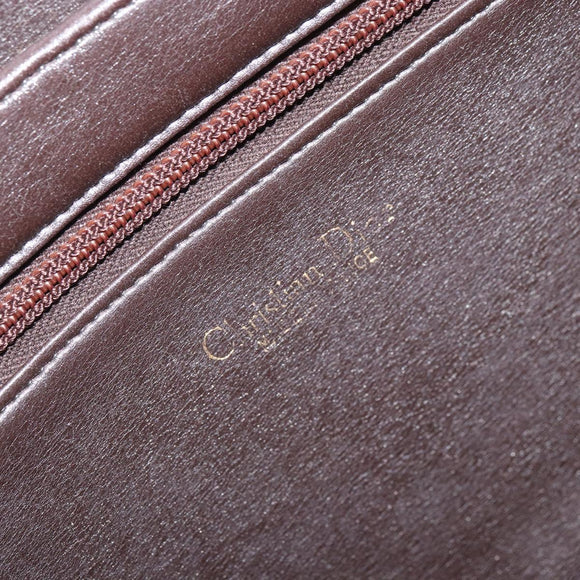 Christian Dior Trotter Canvas Romantic Hand Bag 2way Beige Gold Auth 165776