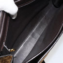 Christian Dior Trotter Canvas Romantic Hand Bag 2way Beige Gold Auth 165776-11