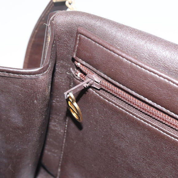 Christian Dior Trotter Canvas Romantic Hand Bag 2way Beige Gold Auth 165776