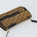 Christian Dior Trotter Canvas Romantic Hand Bag 2way Beige Gold Auth 165776-6