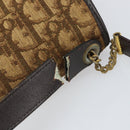 Christian Dior Trotter Canvas Romantic Hand Bag 2way Beige Gold Auth 165776-7