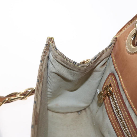 LOUIS VUITTON Monogram Mini Camille Chain Shoulder Bag Blue M92002 Auth 165777