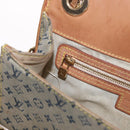 LOUIS VUITTON Monogram Mini Camille Chain Shoulder Bag Blue M92002 Auth 165777-22