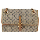 LOUIS VUITTON Monogram Mini Camille Schultertasche mit Kette Blau M92002 Auth 165777-13