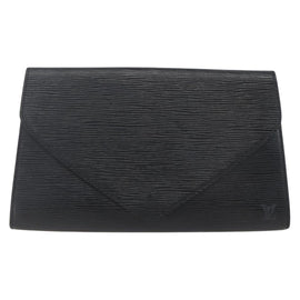 LOUIS VUITTON Epi Art Deco Clutch Bag Black M52632 LV Auth 165780 - 0