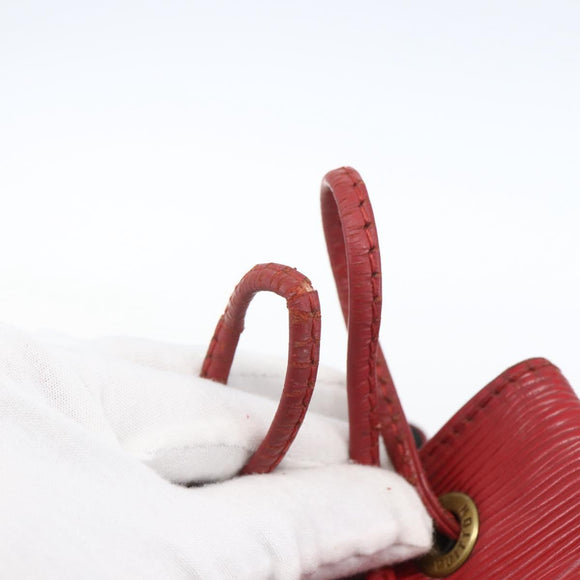 LOUIS VUITTON Epi Petit Noe Shoulder Bag Red M44107 LV Auth 165781