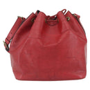 LOUIS VUITTON Epi Petit Noe Shoulder Bag Red M44107 LV Auth 165781-2