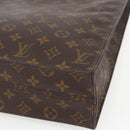 LOUIS VUITTON Monogram Sac Plat Hand Bag M51140 LV Auth 165789-9