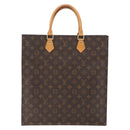 LOUIS VUITTON Monogram Sac Plat Hand Bag M51140 LV Auth 165789-13