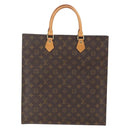 LOUIS VUITTON Monogram Sac Plat Hand Bag M51140 LV Auth 165789-2