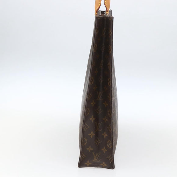 LOUIS VUITTON Monogram Sac Plat Hand Bag M51140 LV Auth 165789