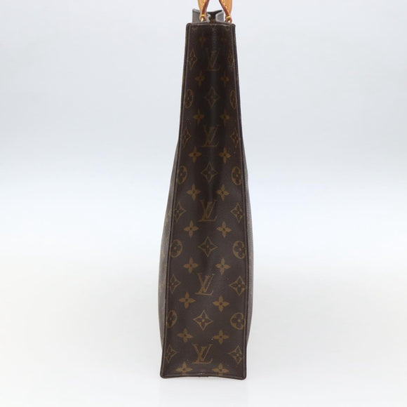LOUIS VUITTON Monogram Sac Plat Hand Bag M51140 LV Auth 165789