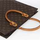 LOUIS VUITTON Monogram Sac Plat Hand Bag M51140 LV Auth 165789-6