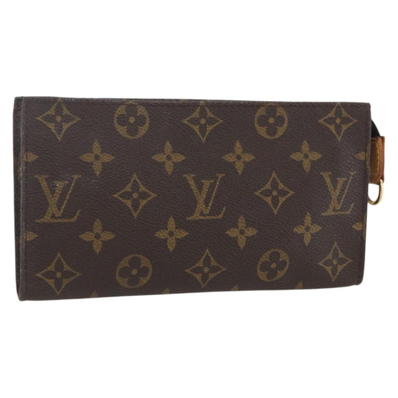 LOUIS VUITTON Monogram Bucket GM Accessory Pouch LV Auth 165794