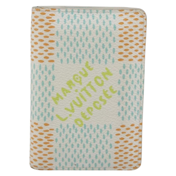 LOUIS VUITTON Damier Heritage Organizer De Poch Case White N40678 Auth 165796M