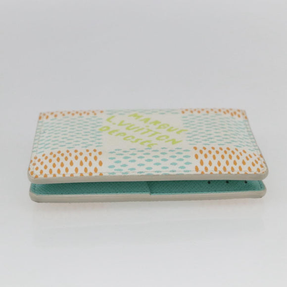 LOUIS VUITTON Damier Heritage Organizer De Poch Case White N40678 Auth 165796M