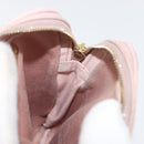 Miu Miu Matelasse Pouch Chain Shoulder Bag Leather Pink Gold Auth 165800-20