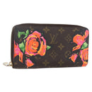 LOUIS VUITTON Monogram Rose Zippy Wallet Long Wallet M93579 LV Auth 165801V-1