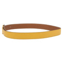 HERMES Constance 75 Gürtel Leder 36.6"" Gelb Auth 165811-3