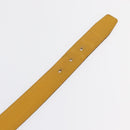 HERMES Constance 75 Belt Leather 36.6"" Yellow Auth 165811-7