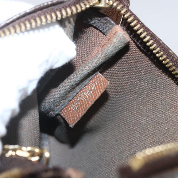 LOUIS VUITTON Monogram label Collection Trousse Cre Pouch M63800 LV Auth 165812