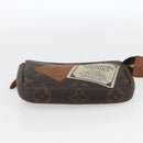 LOUIS VUITTON Monogram label Collection Trousse Cre Pouch M63800 LV Auth 165812-7