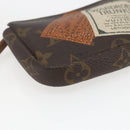 LOUIS VUITTON Monogram label Collection Trousse Cre Pouch M63800 LV Auth 165812-9
